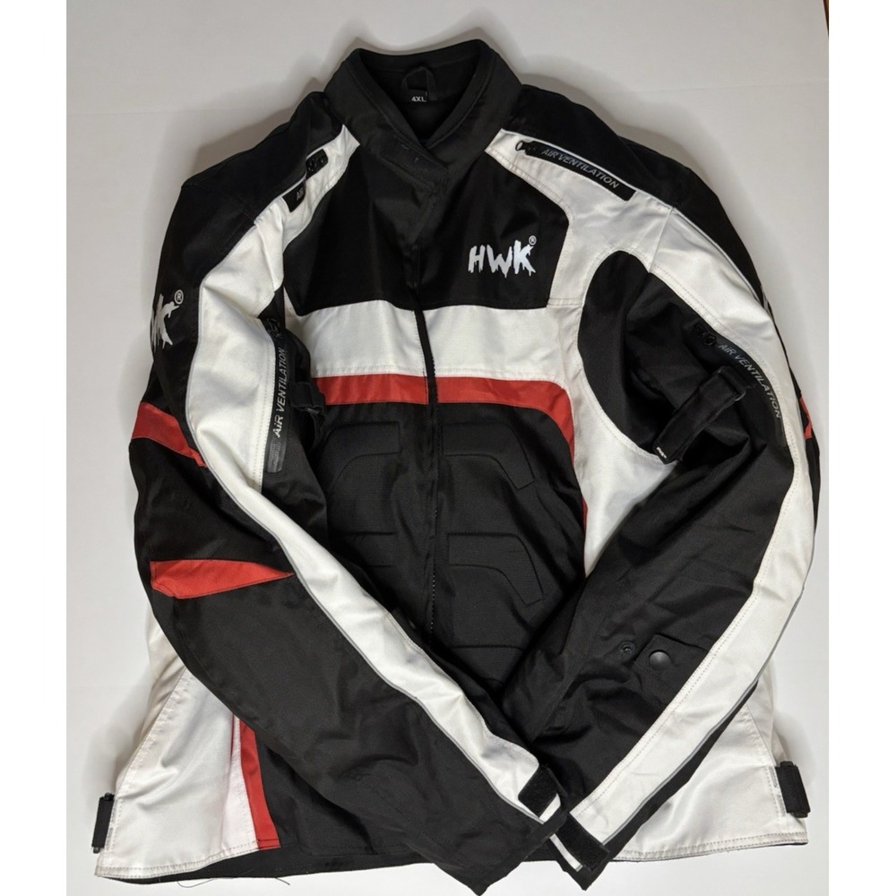 HWK Spyder Motorcycle Jacket Mens 4XL‎ Mesh Motorcross Armor Padded
